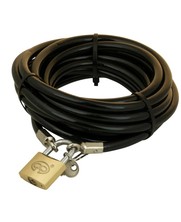 Tuinmeubel cables 5m black + lock