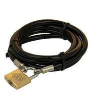 Tuinmeubel cables 2m black + lock