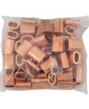 Copper Wire rope clips 6mm 50 pieces