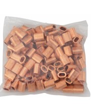 Copper Wire rope clips 3mm 50 pieces