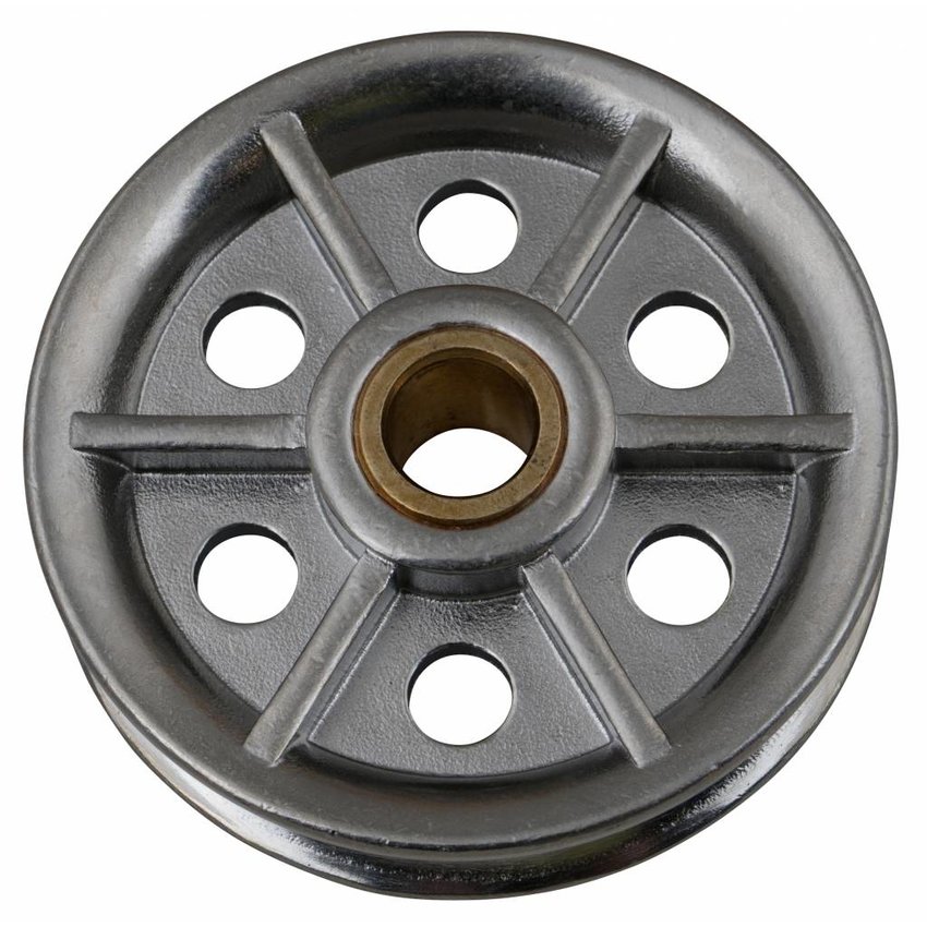 stainless sheave with brass bus 100mm