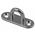 Edelstahl Augplatte länglich 8x80mm