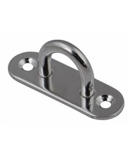 Rvs Oogplaat langwerpig 6x60mm