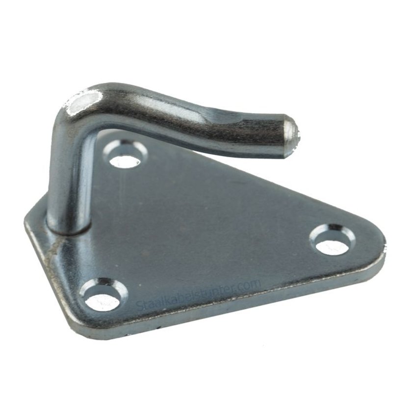 Platewith fixingshook