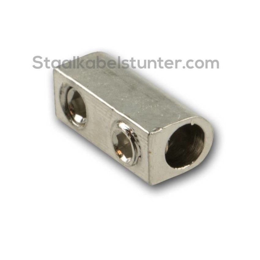 Wire rope with loops fitted with hexclamp