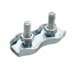 Duplexklem 3 mm verzinkt