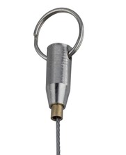 Drahtseilhalter Gripper mit Schlüsselringe