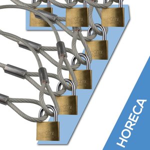 Lock cable 90 cm 7x catering Action