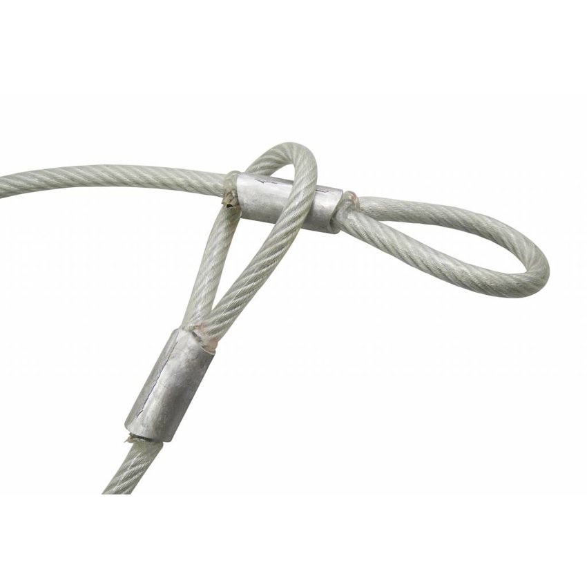 Kabel met lussen 350 cm met hangslot