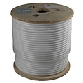 Wire Rope 4/8 stainless white PVC 100 meter