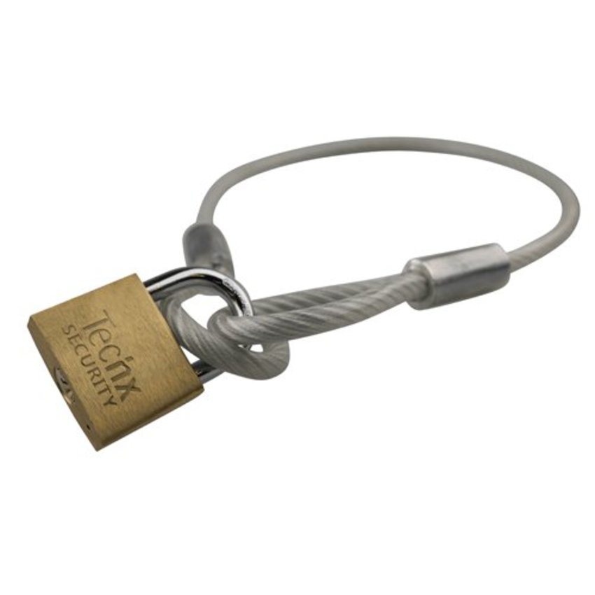 Kabel mit Schleifen 90 cm met Vorhängeschloss