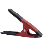 Spring Clamp 10cm Red with rubber protectors