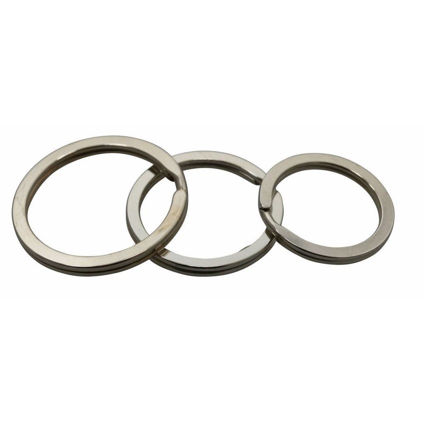 Platte Schlüsselringe 26mm (Buitenmaat) 100 Stück