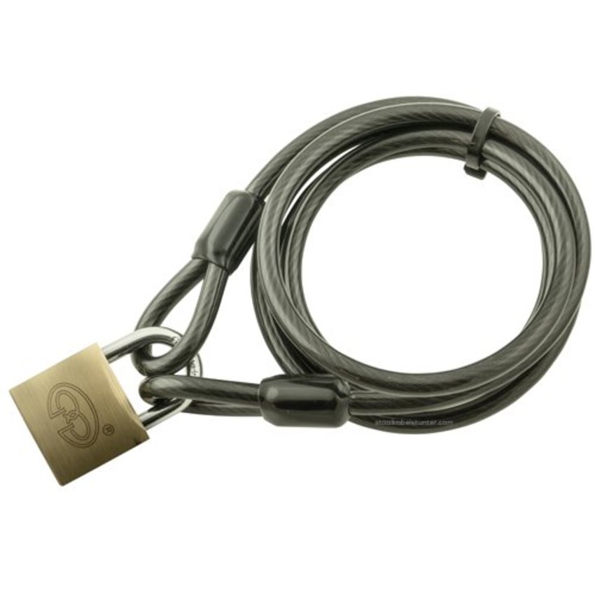 Drahtseil 150cm mit Vorhängeschloss