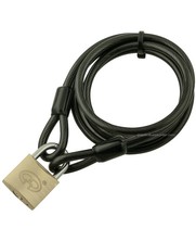 Drahtseil 150cm mit Vorhängeschloss