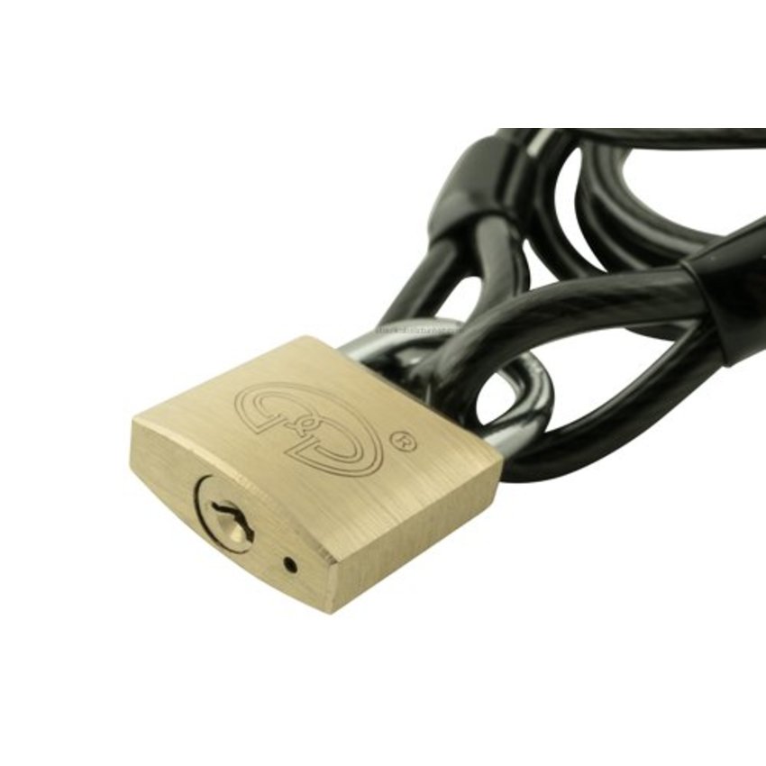 Drahtseil 150cm mit Vorhängeschloss