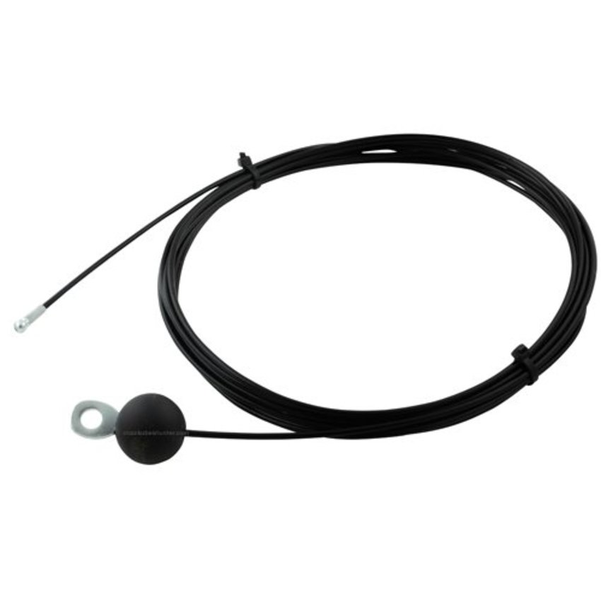 Fitness Wire Rope 4mm - 7 meter with Bal and Pen black