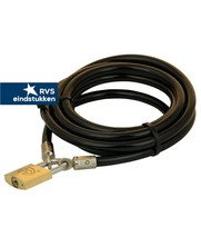 Tuinmeubel kabels 3m zwart + slot