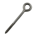 stainless screw-eye woodthread 8x130