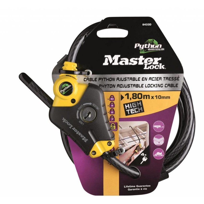 Python Cable lock 1,80m