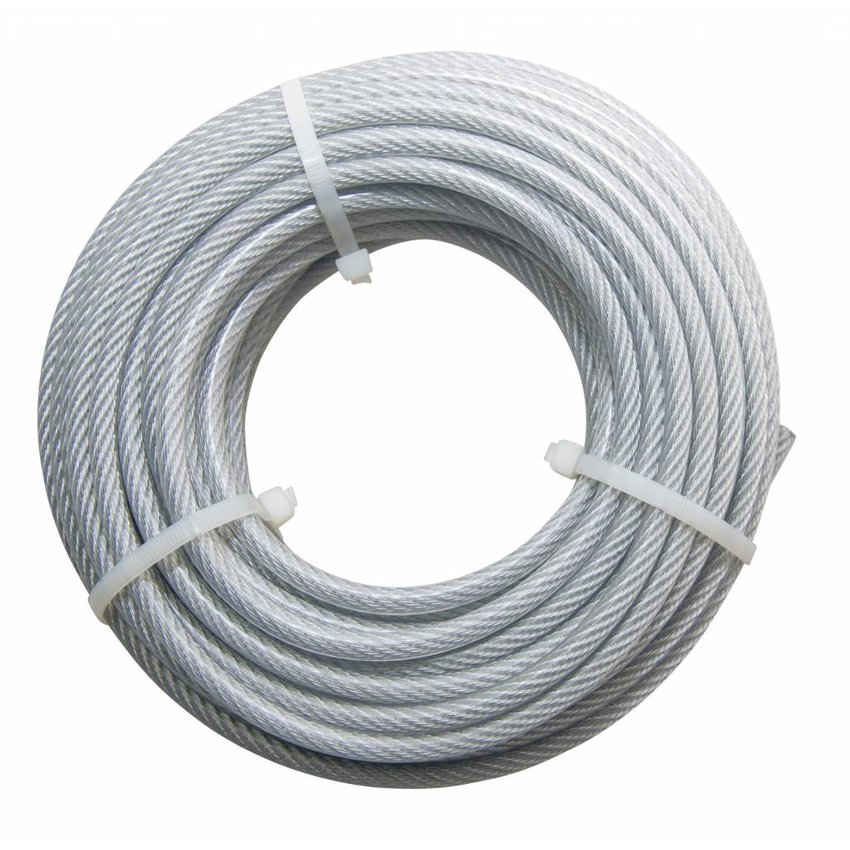 Steel cable bundled PVC 4-5mm 20m