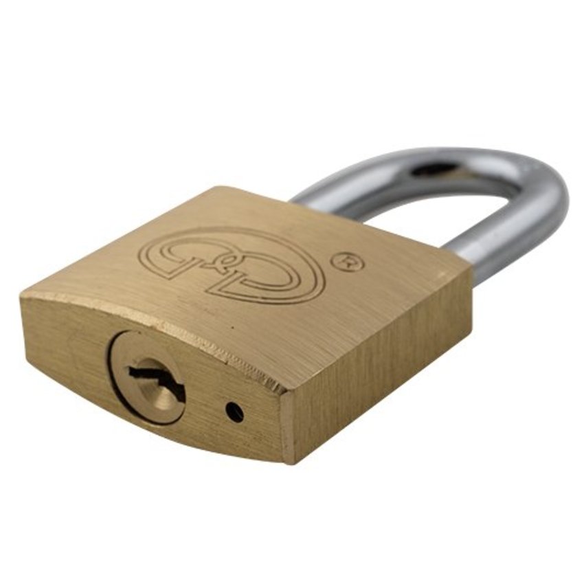 Padlock 40mm keyalike brass