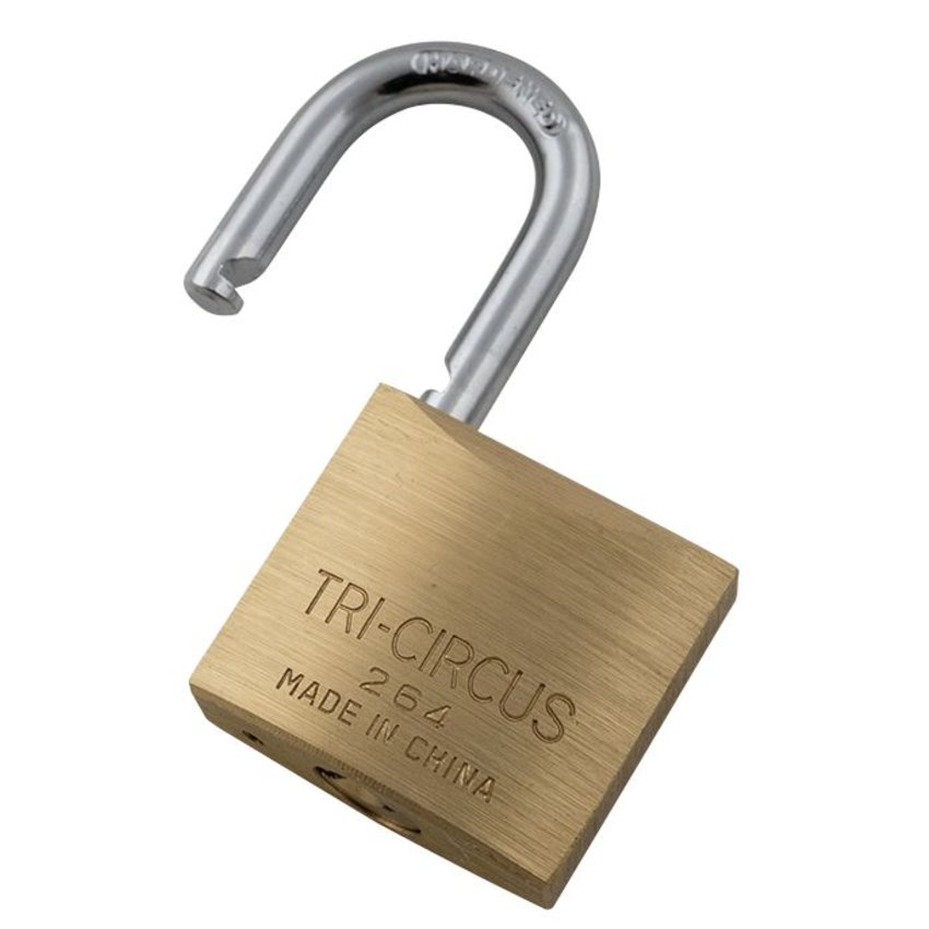 Padlock 40mm keyalike brass