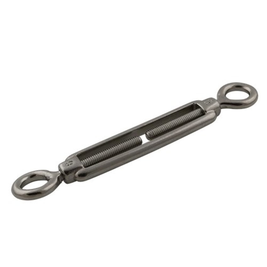 Turnbuckle stainless M6 - eye-eye