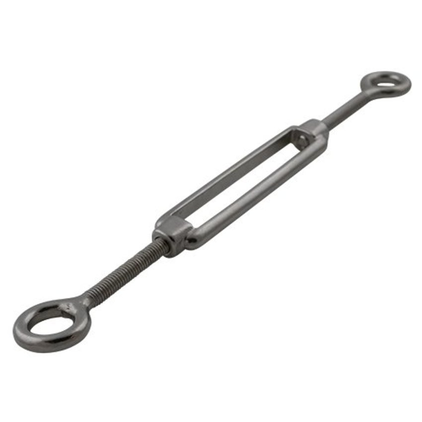 Turnbuckle stainless M6 - eye-eye