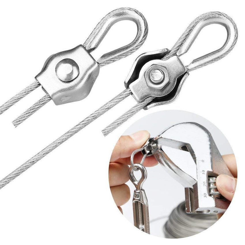 Wire Rope Clips galvanised 3mm simplex