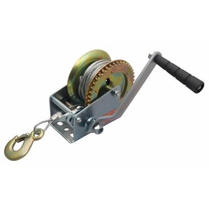Hand winch with 15 m Wire Rope and hook