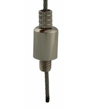 Gripper with fixscrew - for  2.5mm Wire Rope with m8 connection