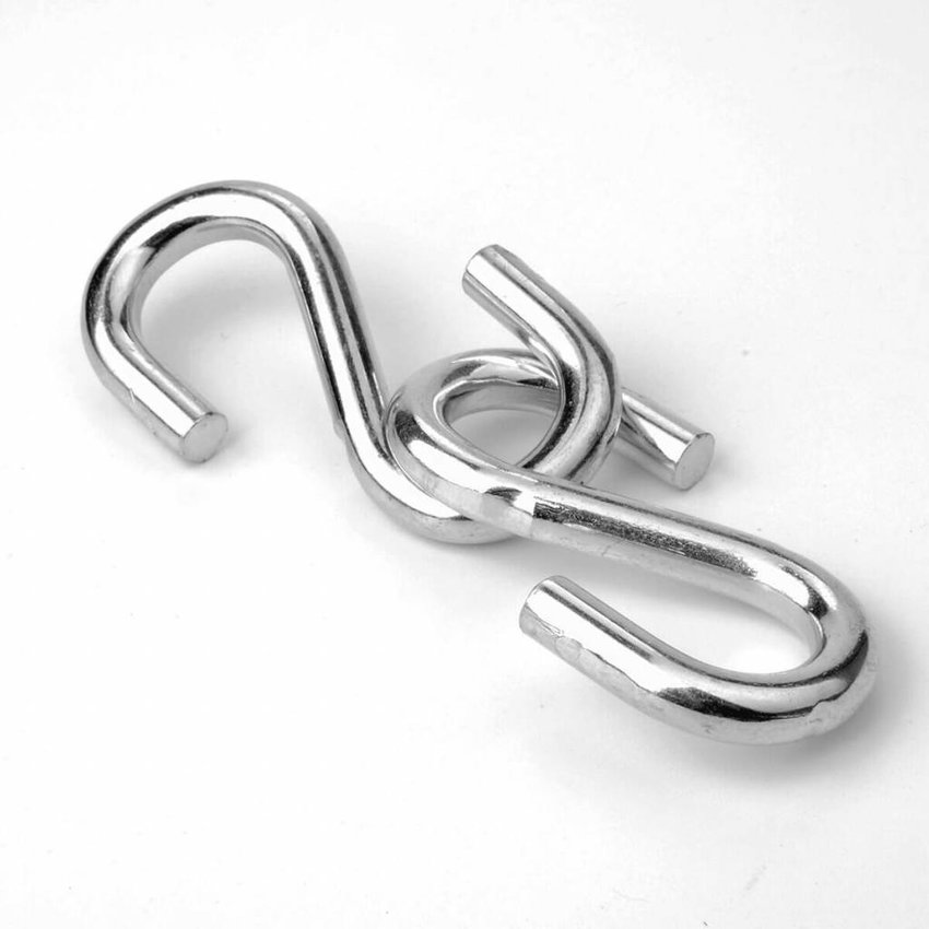 Galvanized S hooks? Strong and neatly finished S hooks for hanging and connecting
