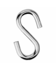 Galvanized S hooks? Strong and neatly finished S hooks for hanging and connecting