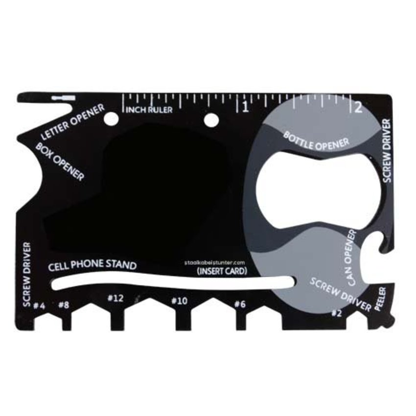 18 delige Credit card multitool