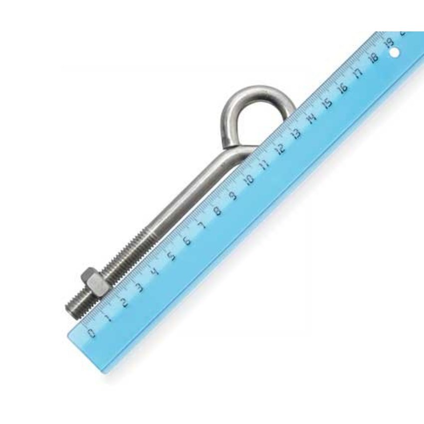 Screw-eyes with metric draad M10x100