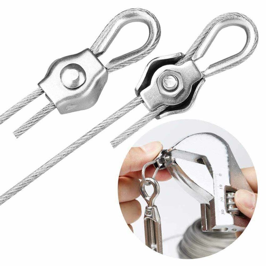 Wire Rope Clips galvanised 2mm simplex