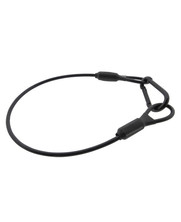 Stahlseil mit Schlaufe schwarz 30cm