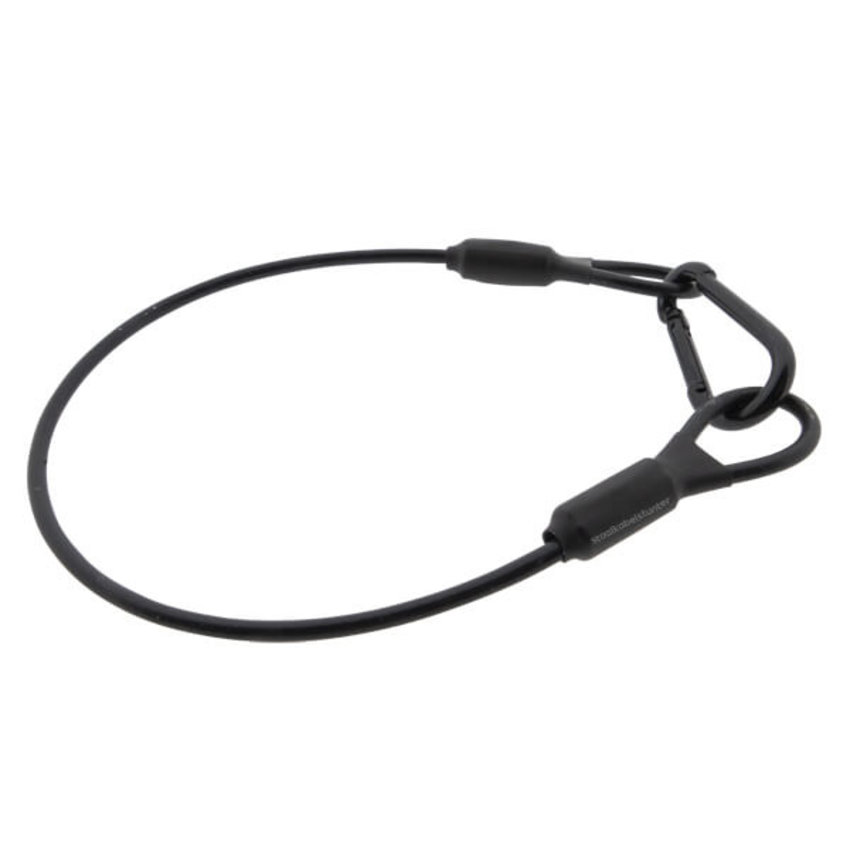 black Wire Rope with loops and Heatshrink tube