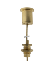 hangingsystem for  shelves gold colour