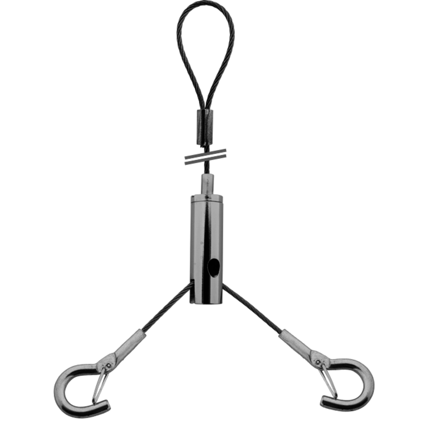 hangingsystem with 2 fastclips for  ledpanels