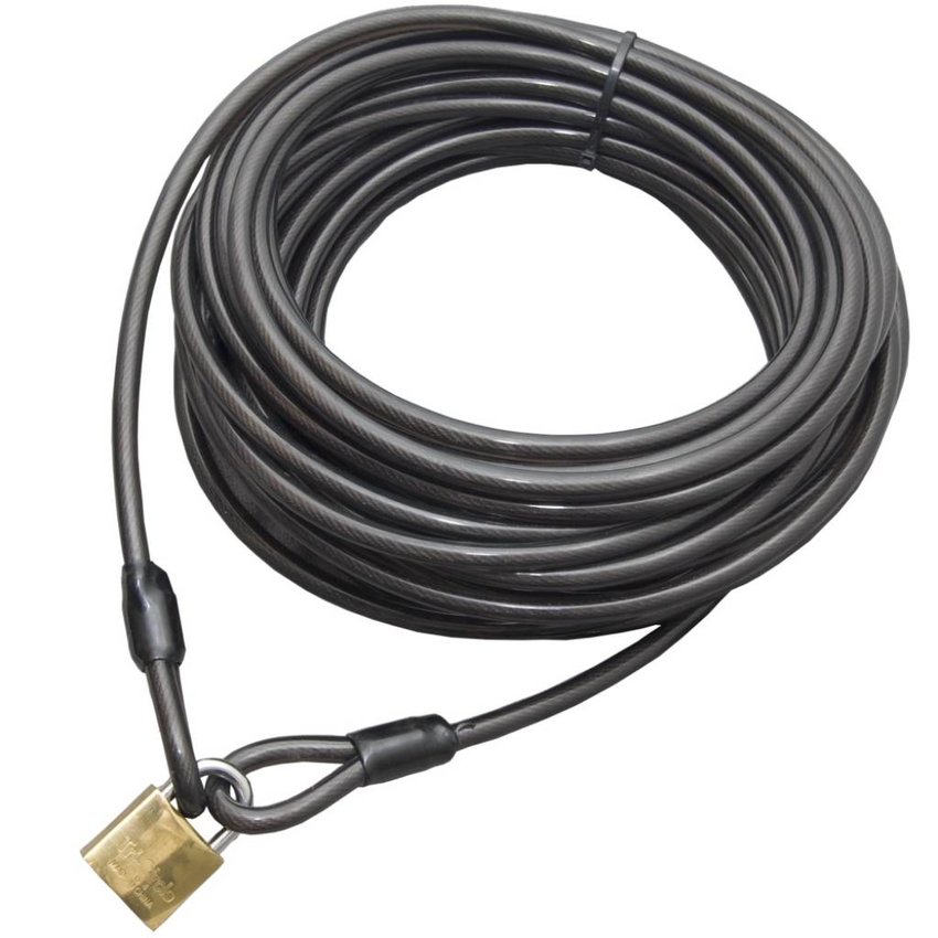 Wire Rope 20 meter with padlock keyalike