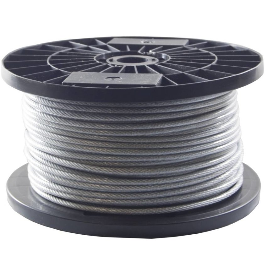 Wire Rope 2/4 mm PVC 100 meter on coil