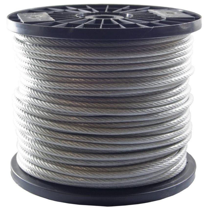 Wire Rope 6/8 mm PVC 100 meter on coil