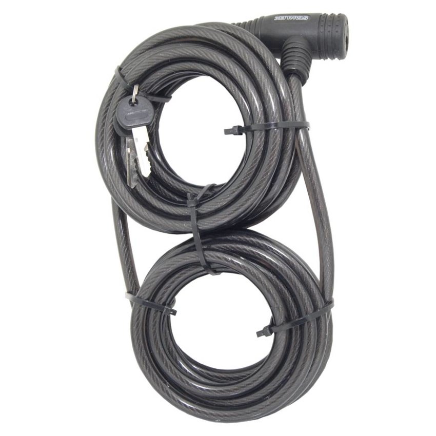 Staalkabelslot 8 meter - met 2 sleutels