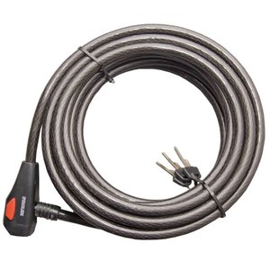 Cable lock 10m - fixed lock