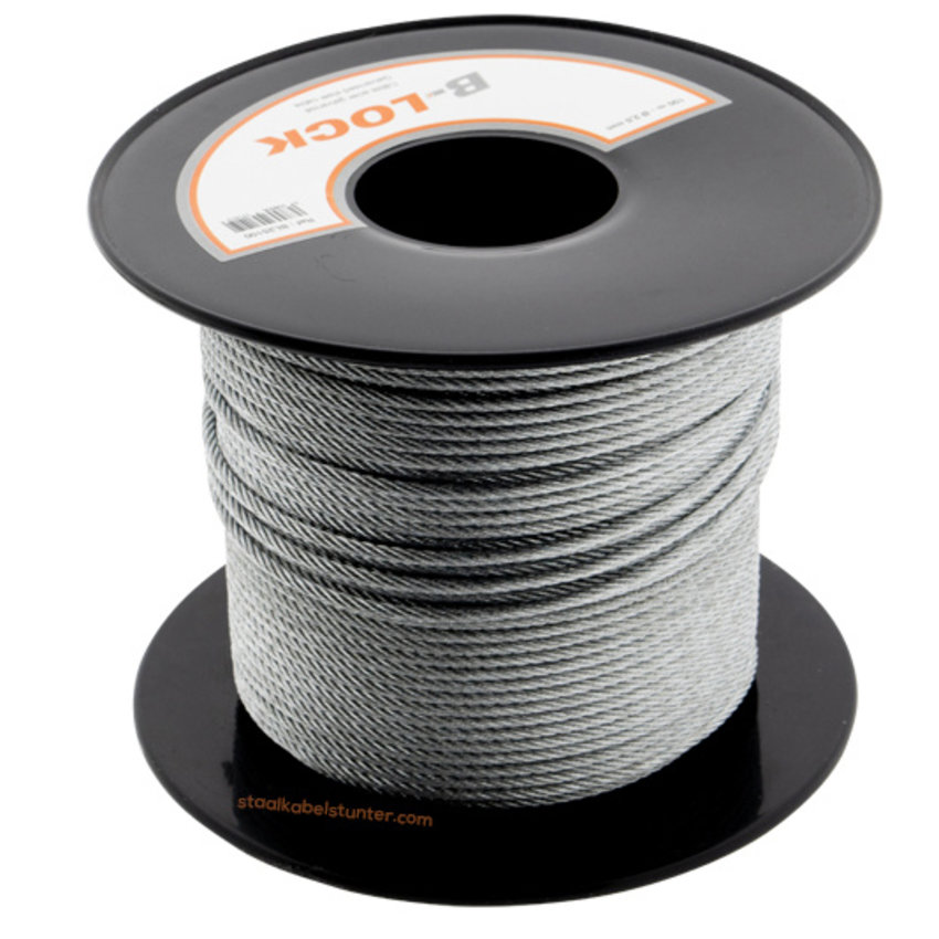 Wire Rope on coil -2.5 mm 150 meter on coil
