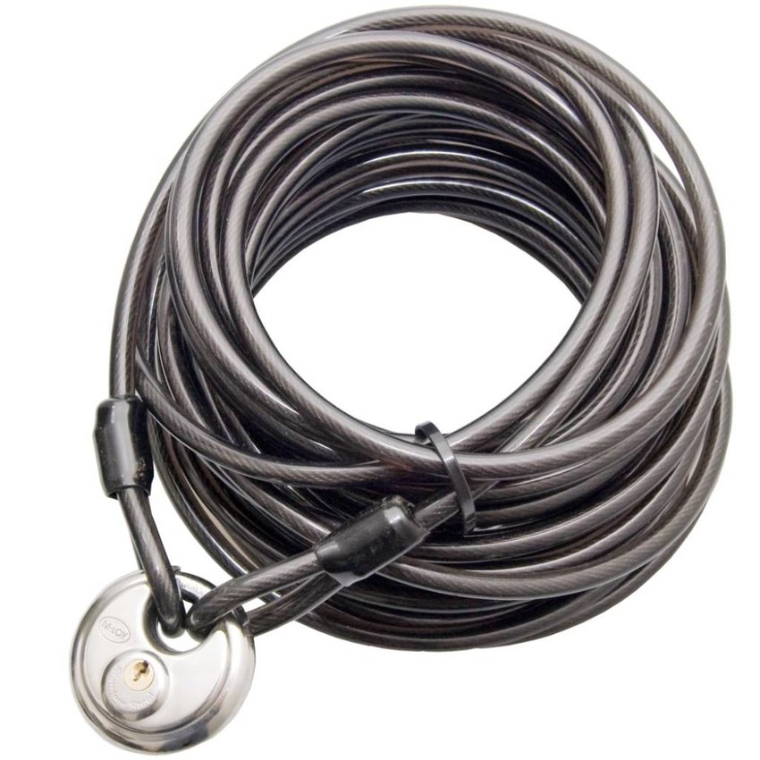 Wire Rope with Disc lock  keyalike 20 meter Terrace cable