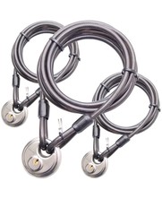 Wire Ropes with Disc lock  5 meter 3pieces ActionPackage