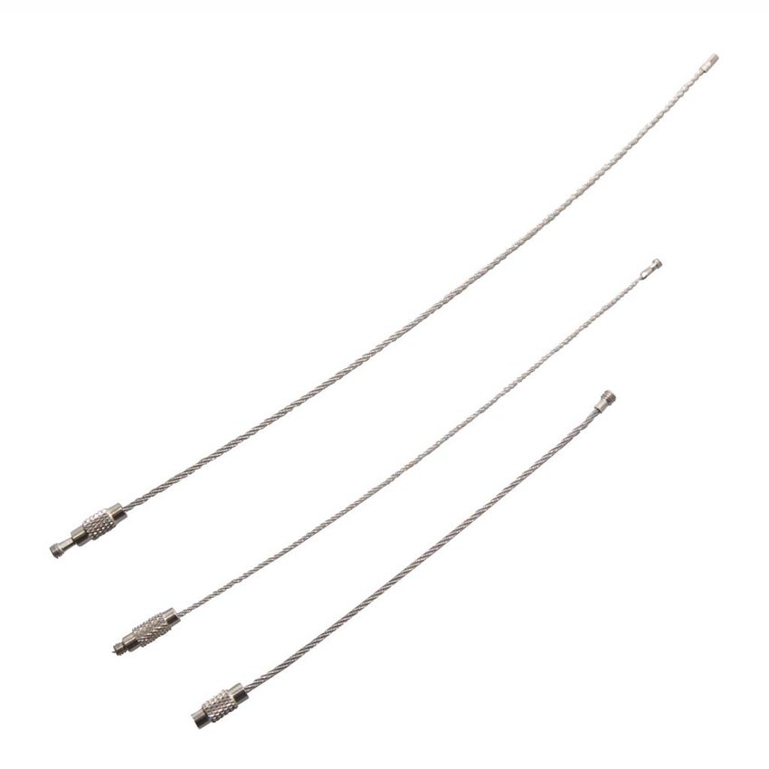 Stainless Wire rope 125 mm steel wire key ring